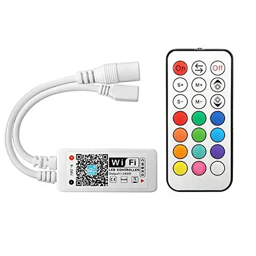 SMD 5050 rgb Светодиодная лента м 5 м 10N 15 м wifi не светодио дный водостойкая Светодиодная лента 12 В в + м 30 м Пульт дистанционного управления RF wifi