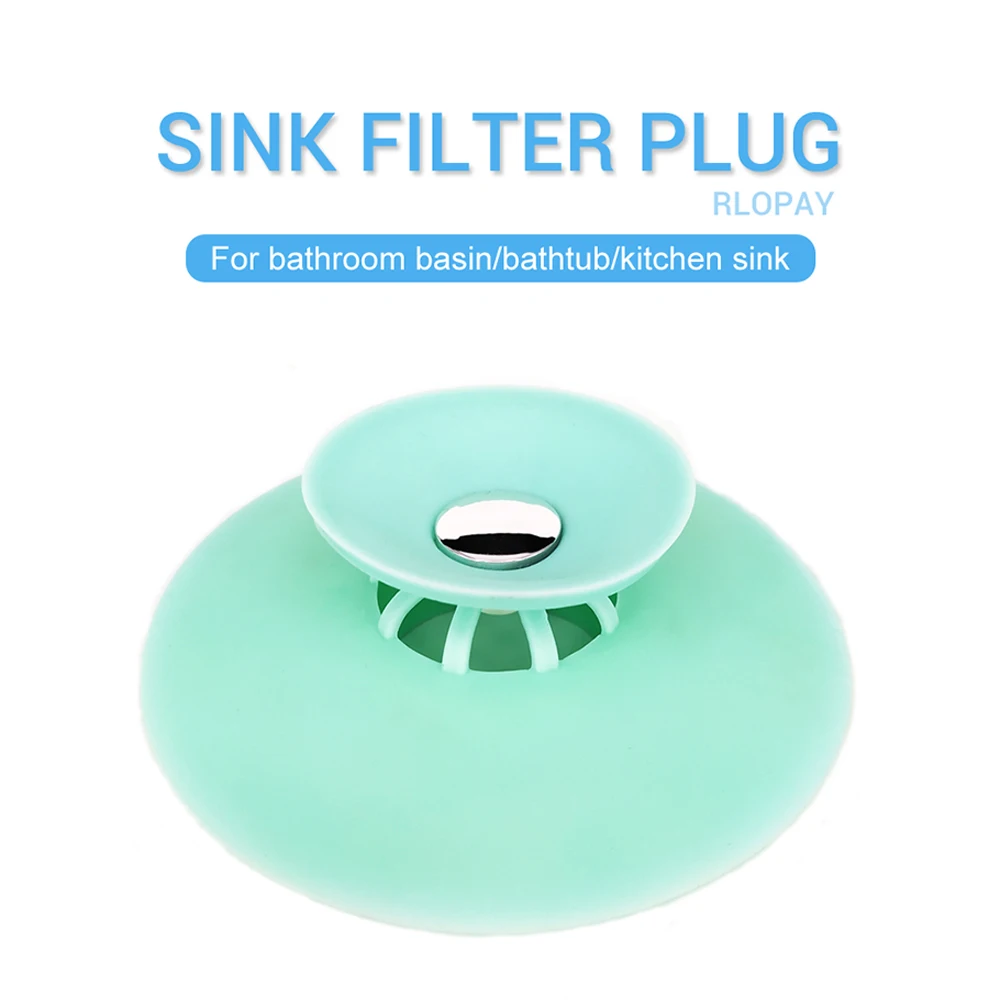Bathroom Sink Strainer Shower Water Filter Plug Hair Bath Catcher Drain Stopper