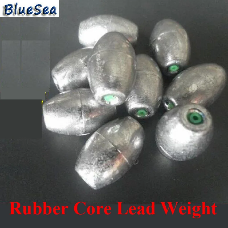 BlueSea From 4g to 150g Adjustable Lead Weight Sinkers Rubber Core