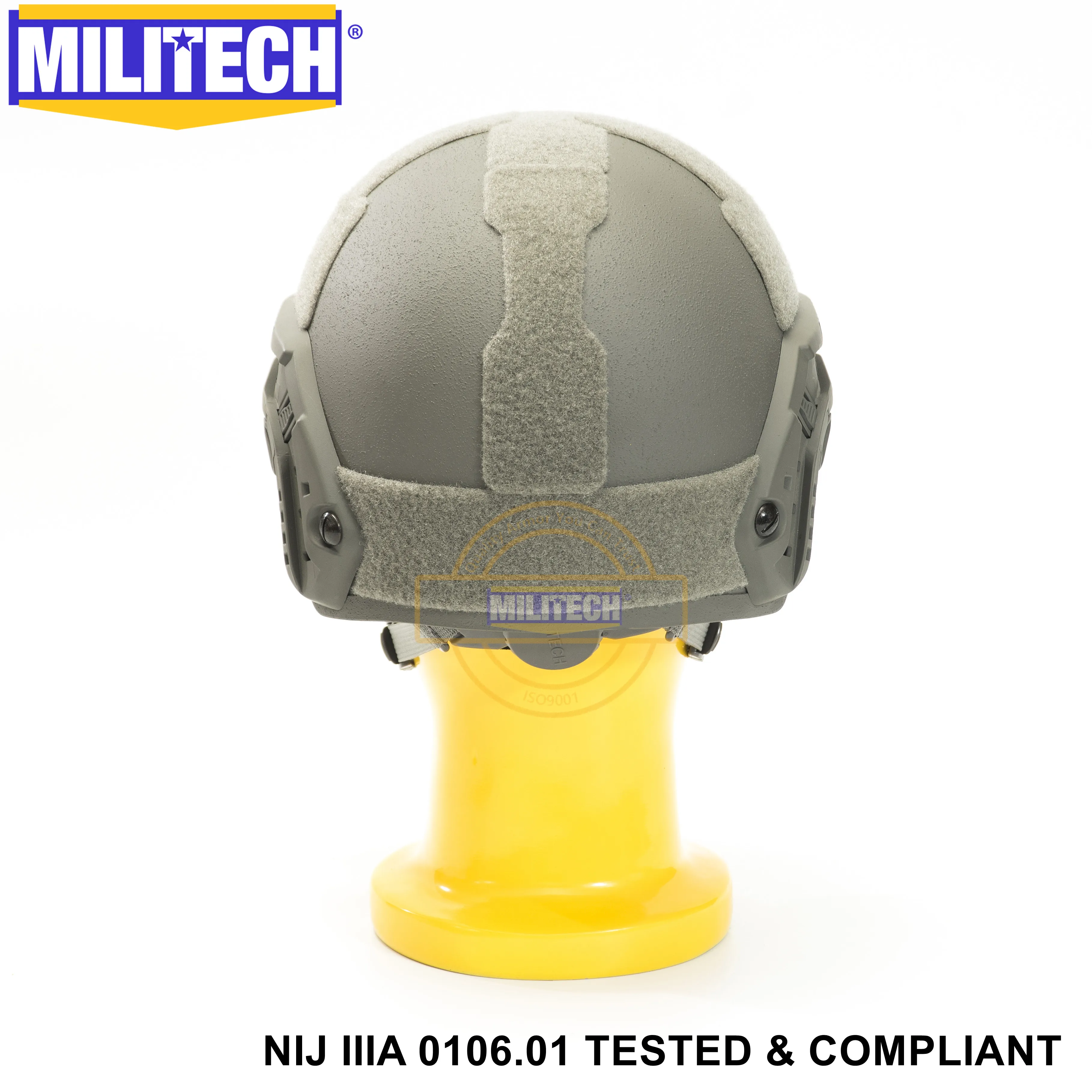 MILITECH серо-зеленый FG OCC лайнер набор NIJ IIIA БЫСТРО Пуленепробиваемый Шлем и комплект козырька Дело баллистический шлем-пуля защитная маска