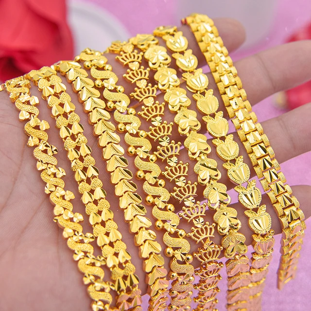 Gold Chain Bracelet for Girls & Women