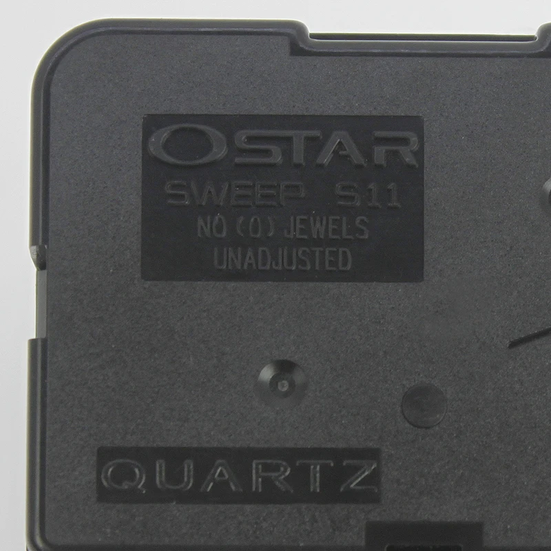 Ostar S11 движущиеся часы кварцевый механизм резьбовой с 30 # черными длинными