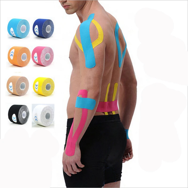 

Elastic Cotton Roll Adhesive Tape 5cm*5cm Sports Muscle Support Tape Bandage Care First Aid Tape Muscle Injury
