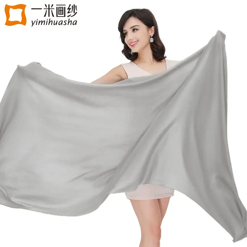 Koop 2017 Hoge kwaliteit pure wol kasjmier sjaal vrouwen winter effen sjaals en wraps grote visgraat patroon deken foulards femme