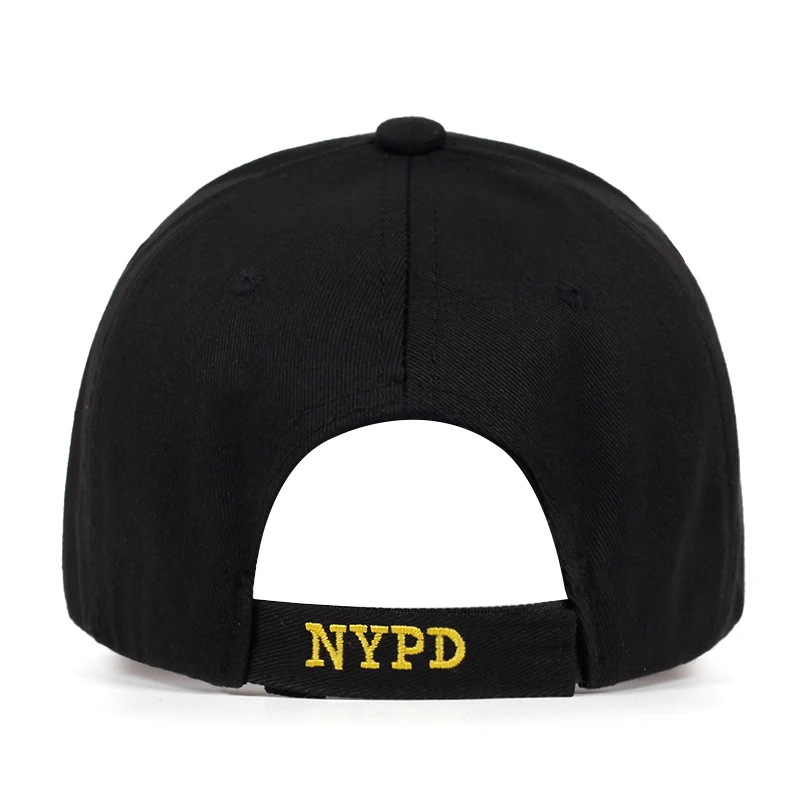 Высокое качество NYPD бейсболка с вышивкой outdoorsnapback кепки регулируемые хлопковые