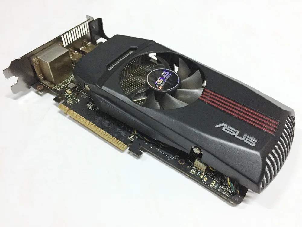 Б/у Видеокарта ASUS оригинальная HD6850 1 ГБ 256Bit GDDR5 видеокарты для ATI Radeon HD 6850 используемые карты HDMI DVI