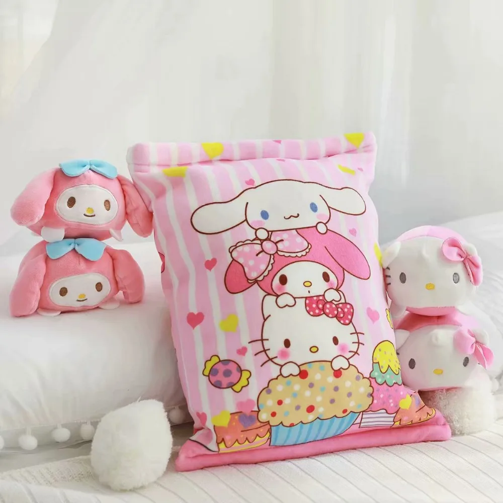 Большой мешок мягкой подушки игрушка ЦУМ Cinnamoroll мультфильм плюшевые куклы для девочек детский подарок