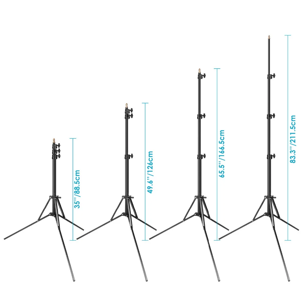  Neewer Photo Studio Ring Light Stand Adjustable 35-83 inch Heavy Duty Support Stand for Softbox Umb