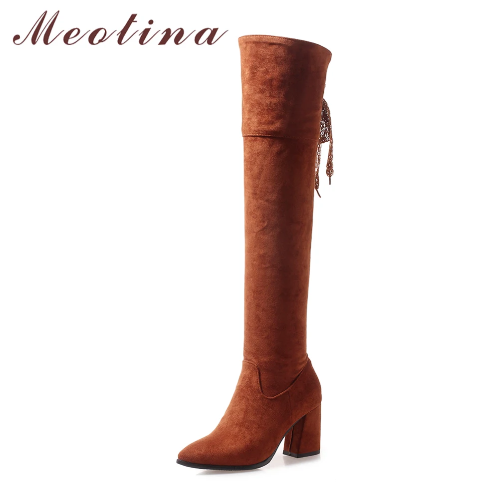 Stivali sopra il ginocchio in primavera Clearance