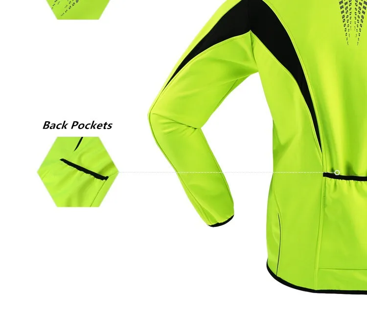 Arsuxeo, светоотражающая зимняя мужская велосипедная куртка, ветровка, водонепроницаемая, термо, флисовое пальто, MTB, для спорта на открытом воздухе, велосипедная куртка, одежда