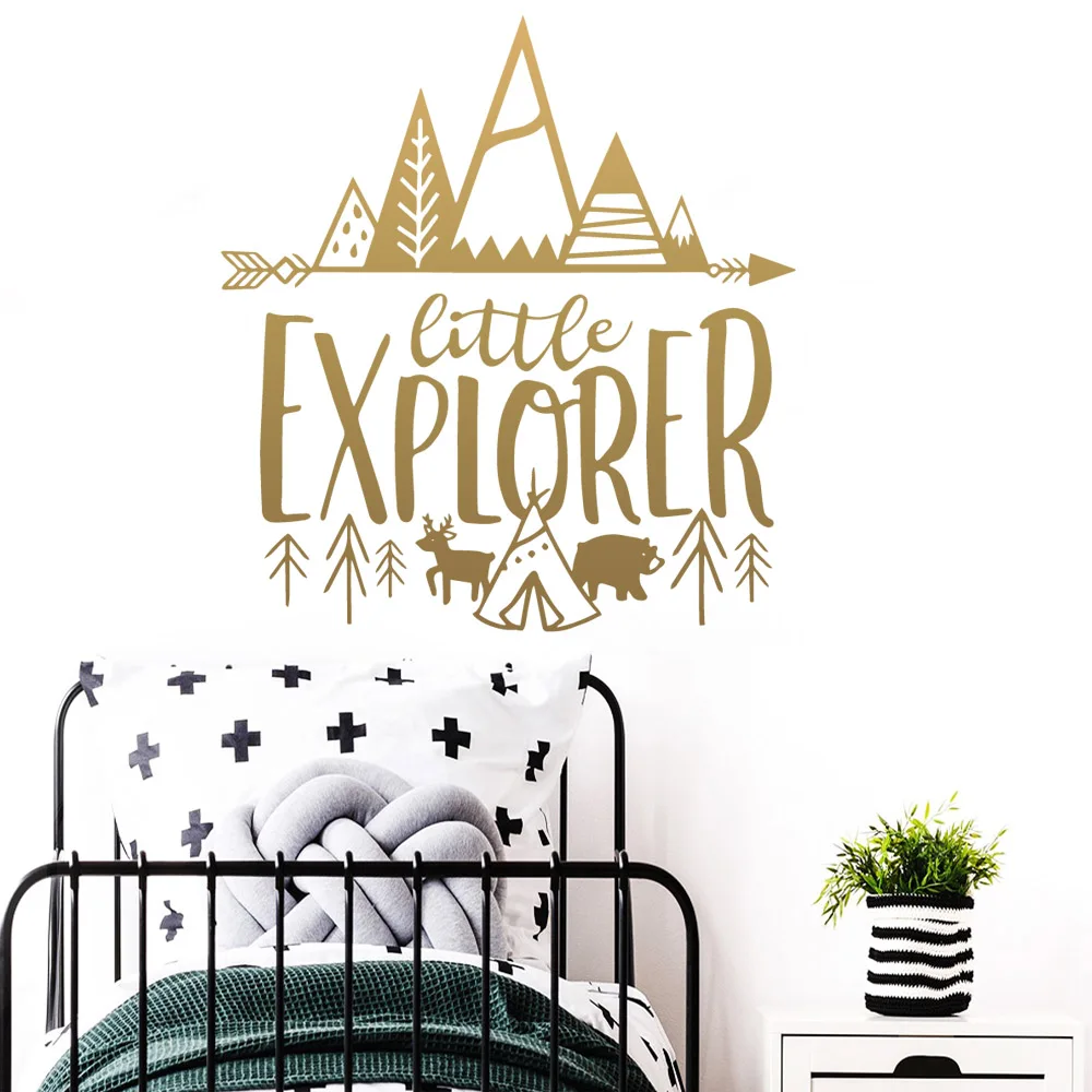

Modern explorer Waterproof Wall Stickers Wall Art Decor For Home Decor Living Room Bedroom Removable Decor Wall Decals