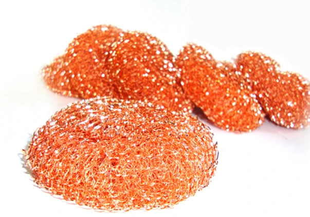 

Red Copper Wire Cleaning Ball, Industrial Cleaning Tool