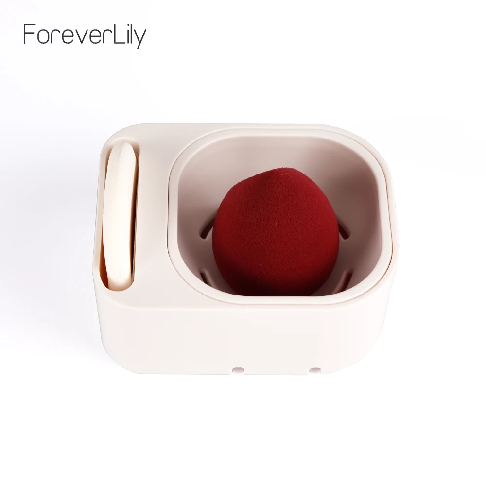 

Cosmetic Puff Drying Shelf Makeup Beauty Egg Powder Puff Sponge Display Stand Drying Holder Rack White Drying Holder Bracket