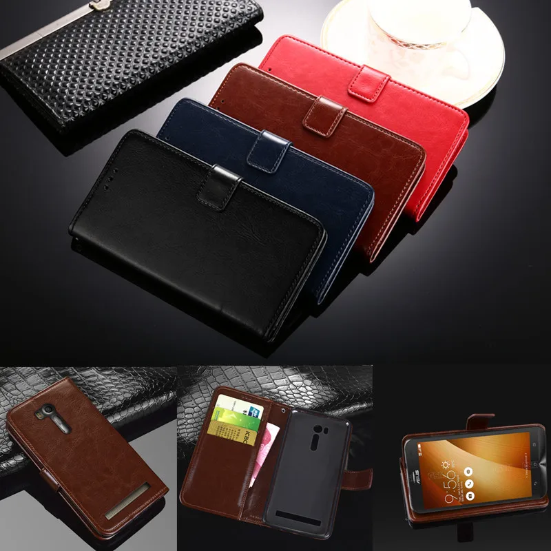 

Fundas For ASUS zenfone 4 ZE554KL ZB551KL case Wallet Flip Leather capa For coque Asus Zenfone Go TV ( G550KL ) cover Fundas bag