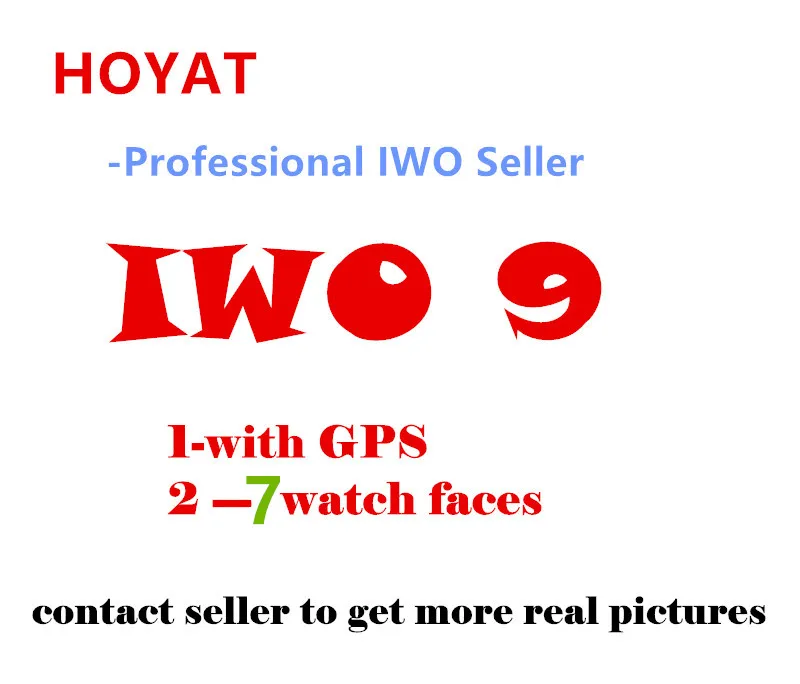 

Newest Iwo 9 GPS Smart Watch 44mm 1:1 for apple watch case Heart Rate monitor Blood pressure for iphone XR Huawei PK IWO 8