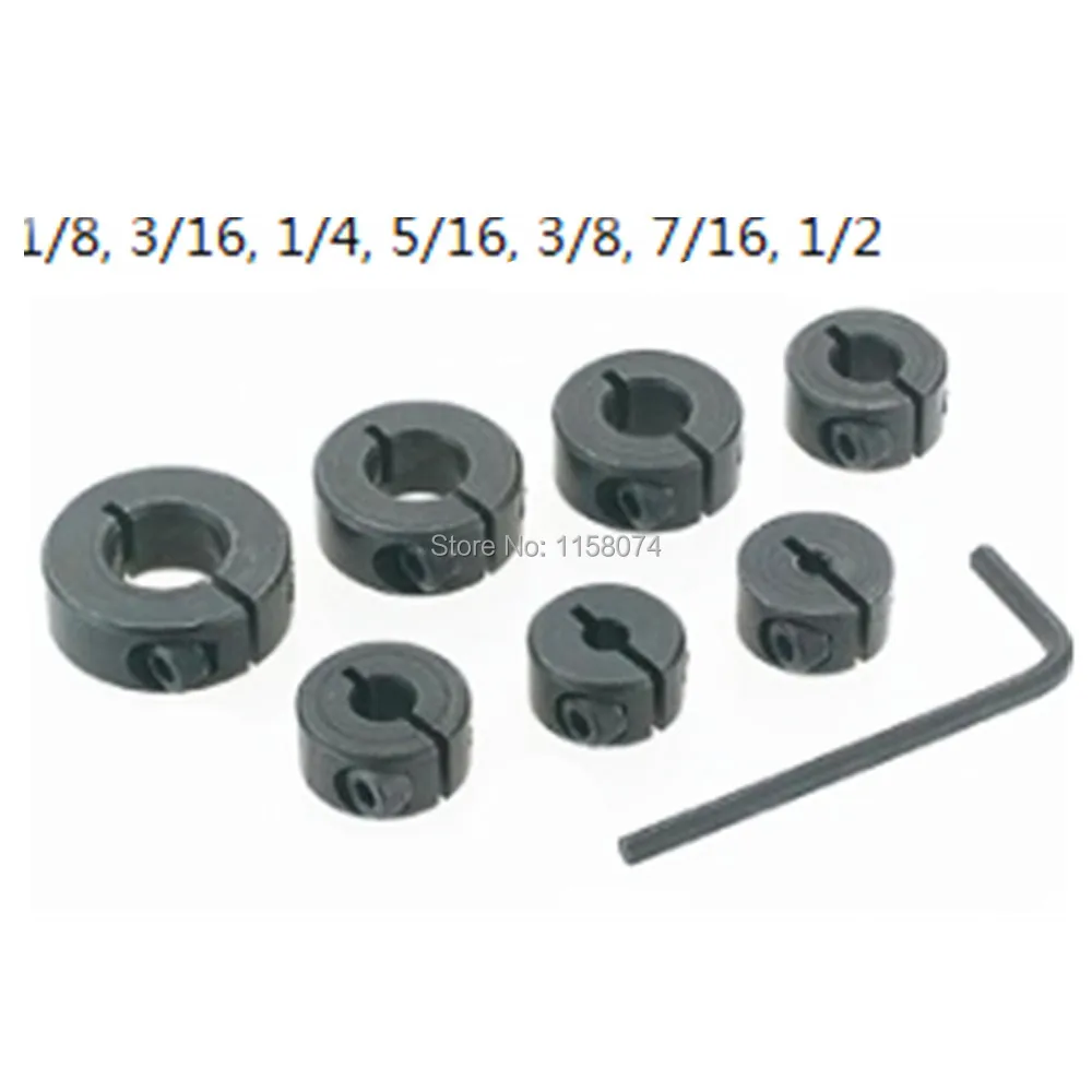 Drill Bit Stop Collars-7-Piece Set