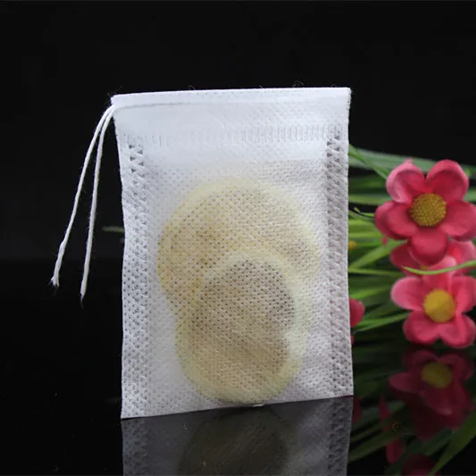 100pcs/lot 10*15 CM food grade Empty Tea Bags Single Drawstring non