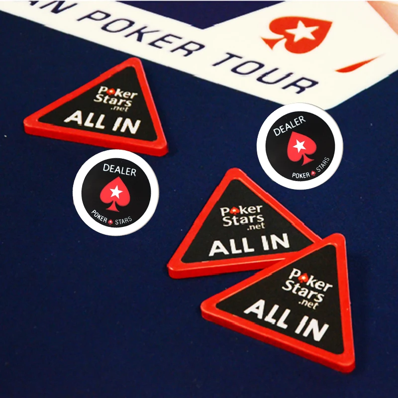 

All In Button Poker Dealer Button Poker Chips Accessory Card Guard Big Size 75mm