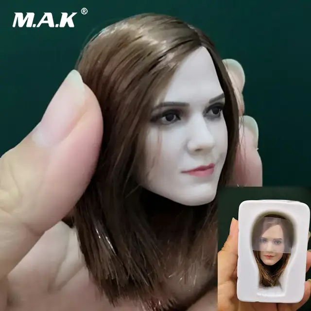 1 6 Female Head Sculpt Accessory Hermione Emma Watson Head Sculpt