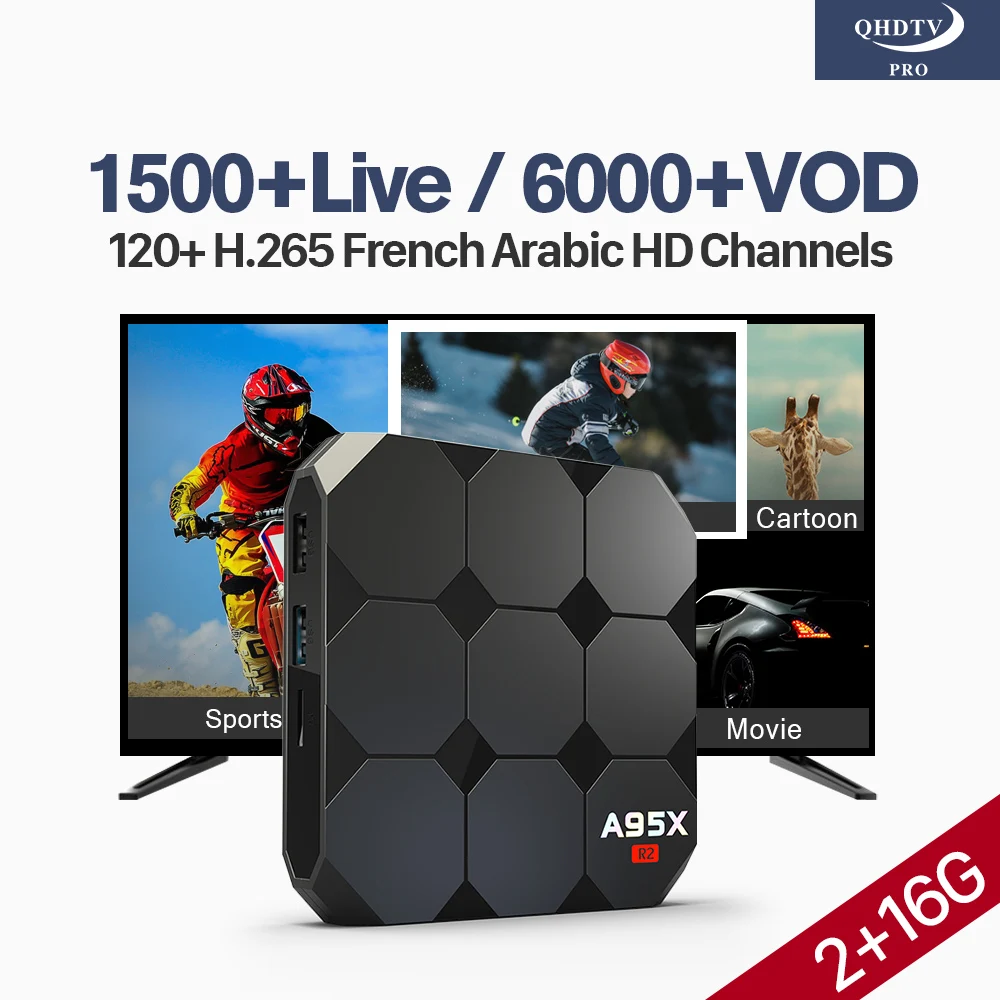 QHDTV Pro Subscription IPTV 1 Year Code Box A95X R2 2G+16G Android S905W 4K IPTV French Arabic IPTV H.265 Decoder IP TV Box цена QHDTV Pro Subscription IPTV 1 Year Code Box A95X R2 2G+16G Android S905W 4K IPTV French Arabic IPTV H.265 Decoder IP TV Box цены онлайн