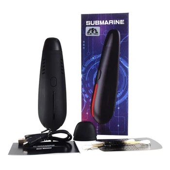 

5pc/lot SUBMARINE kit Dry Herb vaporizer pen Ceramic coil Heating Temperature Control with oled light e cigarette Vaporizer Pen