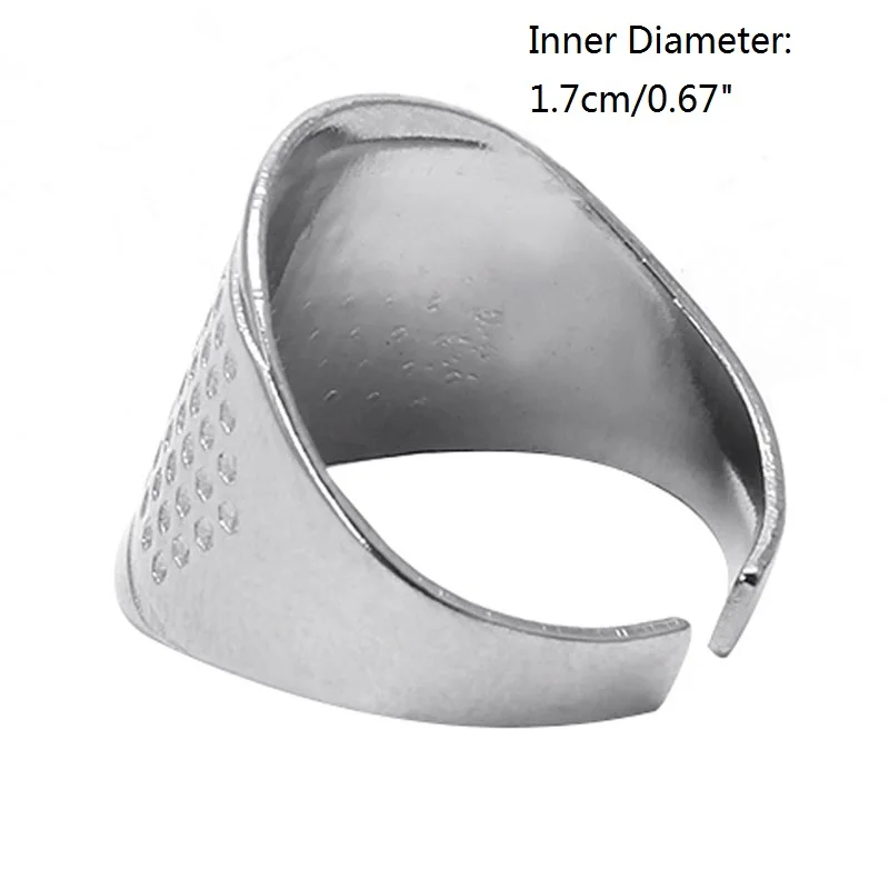 3 шт. регулируемый размер кольцо Thimbles защита для пальцев для шитья булавка для рукоделия C42