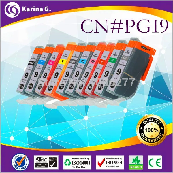 20PK High Quality Compatible Ink Cartridge for PGI9 PGI 9 PGI 9 CANON PIXMA Pro9500/Pro9500 Mark