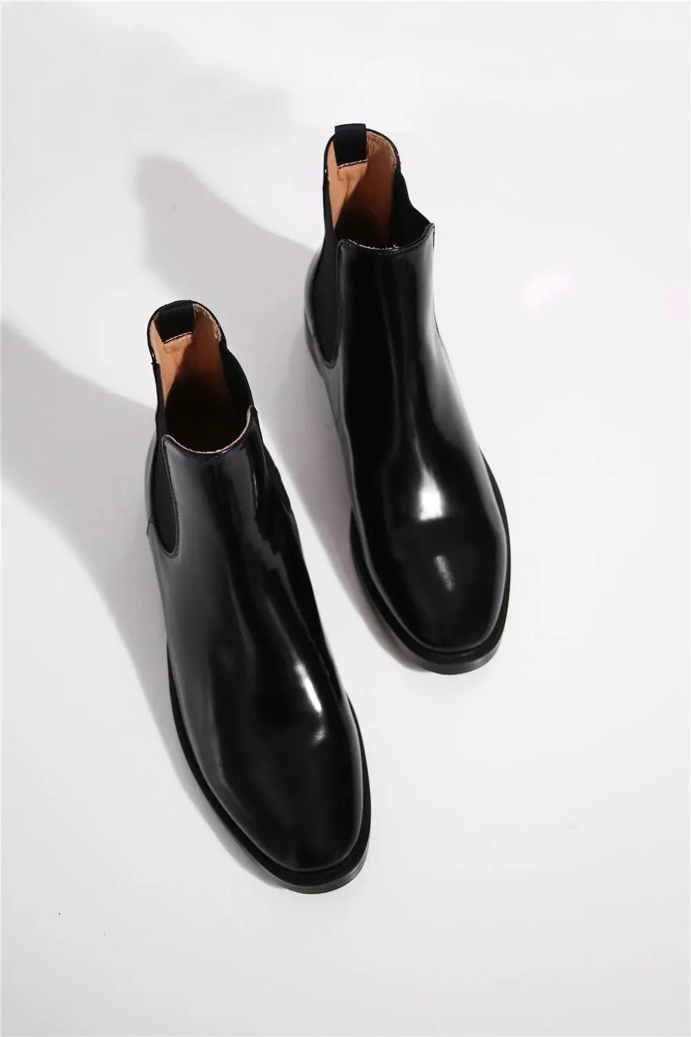 Г. Женские роскошные Брендовые ботильоны из натуральной кожи больших размеров 44 женская обувь модные ботинки челси женская обувь