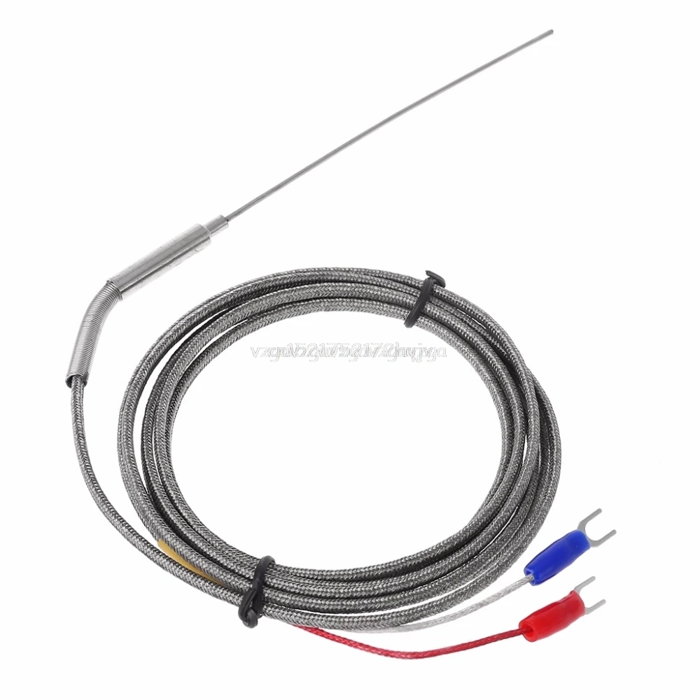 

2M K Type Thermocouple Temperature Controller Stainless Steel Sensor 1.5mm Probe My30 19 Dropship