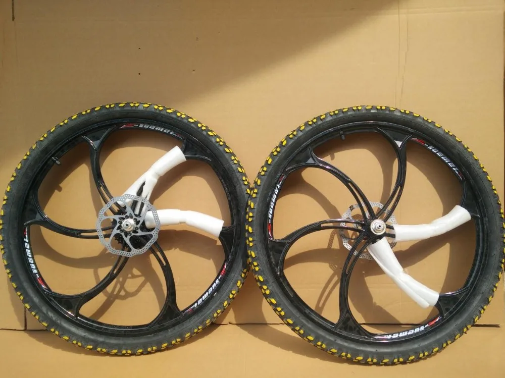 Колеса + шины кассета MTB колеса 26er 2 подшипника втулки для 21/24/27/30 скоростей