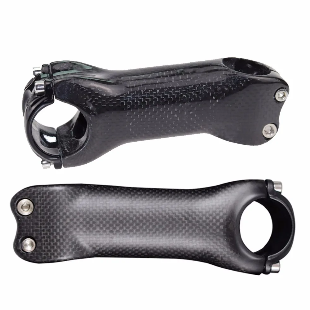 

130mm Longest 3K Finish 6 Degree Full Carbon Fiber Road Bike Stem Carbon MTB Bicycle Stem