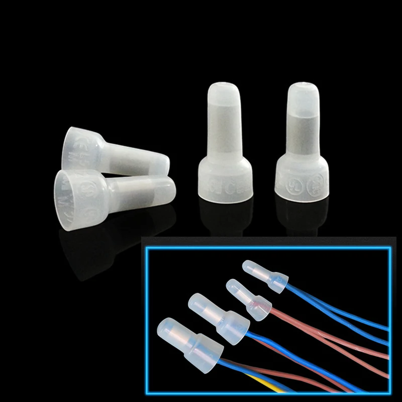 

CE-1X 2X 5X closed end terminal Closed End Crimp Caps Splice Gauge Wire Connectors Terminals 100PCS 22-12AWG