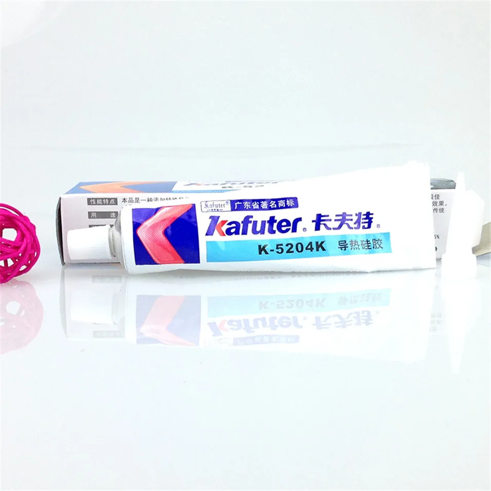 5 шт. Kafuter 80 г K-5204K LED теплопроводностью Силиконовые Процессор монтажный клей