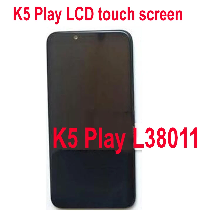 

High Quality Test Working LCD Display Touch Panel Screen Digitizer Assembly Sensor For Lenovo K5 Play L38011 L38021 Phone Parts