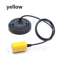 Многоцветный E27 ретродержатель лампы Комплект шнуров с установка на потолке для ресторана кофе магазин украшения аксессуары к осветительным приборам желтого цвета