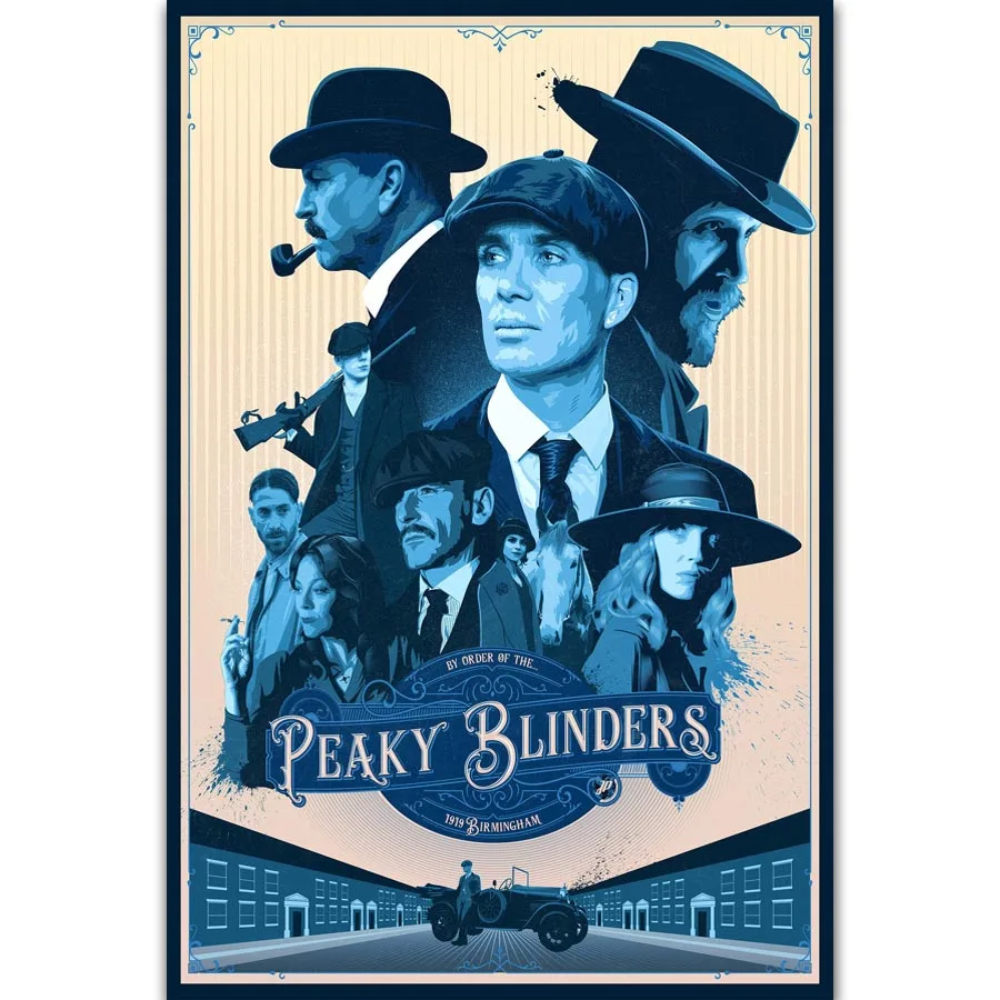 MQ2137 Peaky Blinders 2017 Cillian Murphy TV Series Show Hot Art Poster Top Silk Light Canvas Home Decor Wall Picture Printings