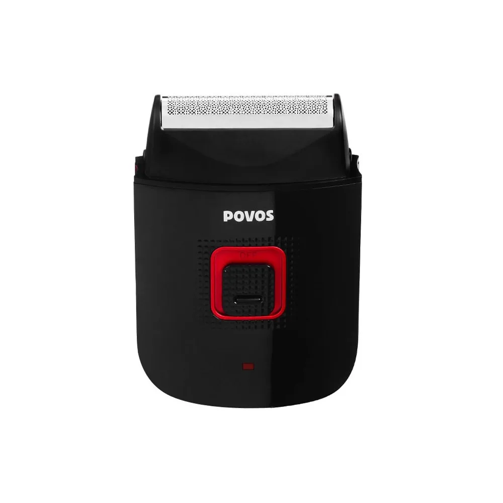 POVOS USB Перезаряжаемые электробритва Для мужчин моющиеся волосы бритья бороды машины Уход за лицом Профессиональный электробритва s бритвы