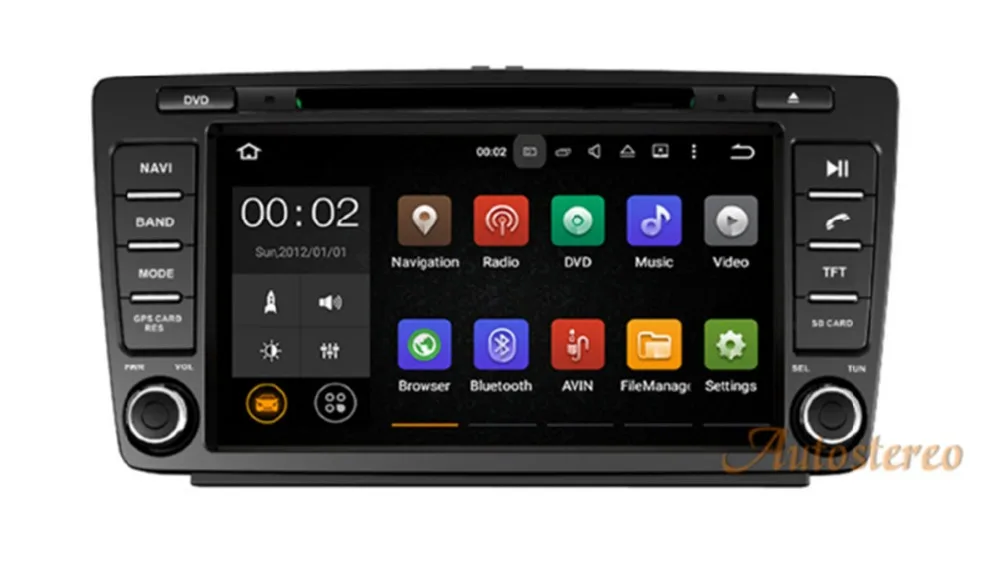 

Autostereo Android 8 4G+32G 8Core 2Din Steering-Wheel For Skoda Octavia 2 Car Multimedia DVD Player tape recorder headunit 1080P
