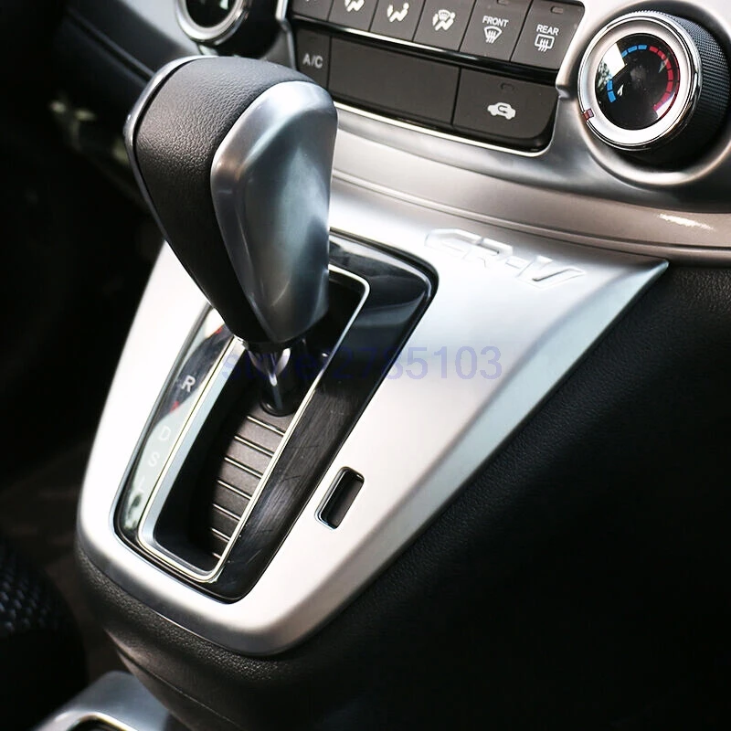 Для Honda CRV CR-V 2012 2013 2014 2015 ABS Chrome центральной консоли подстаканник Рычаги передач для автомобиля поле формования Панель 1 шт