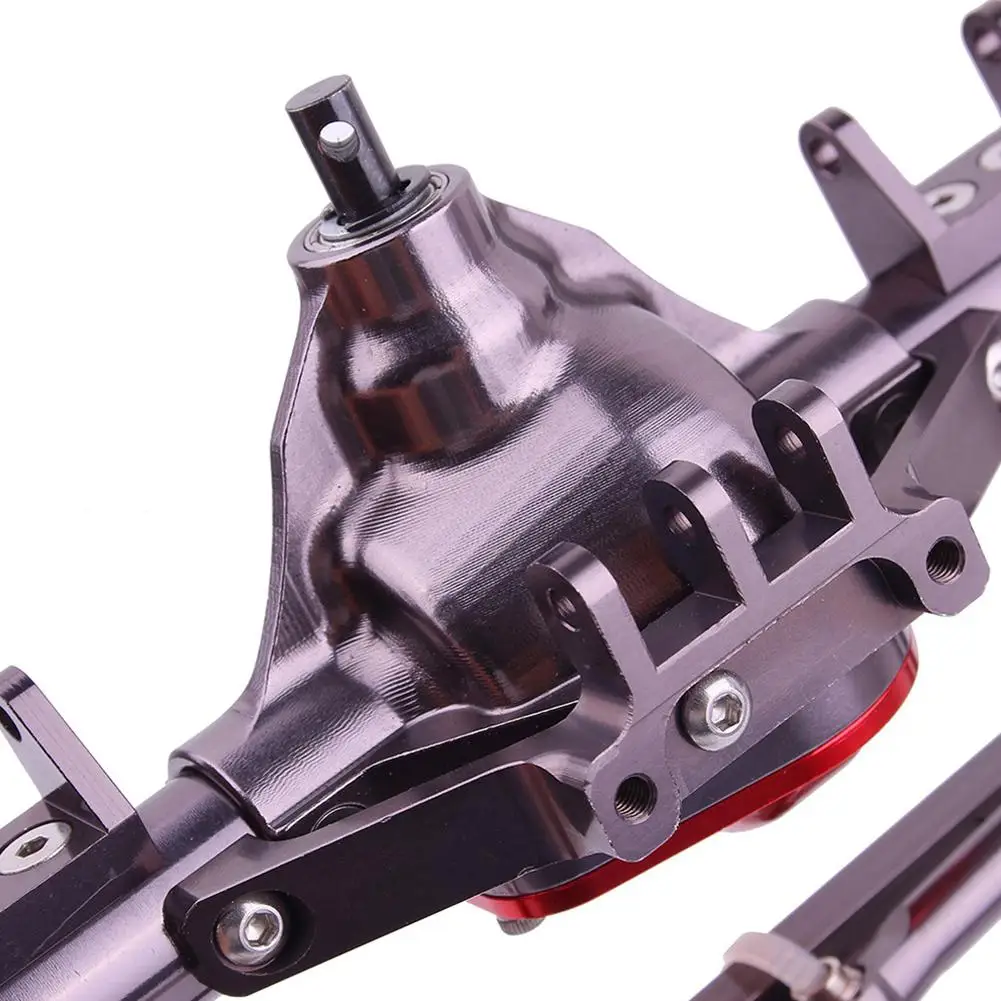 LeadingStar 1/10 RC автомобиль CNC алюминиевый передний + задний рок мост машина для 1:10