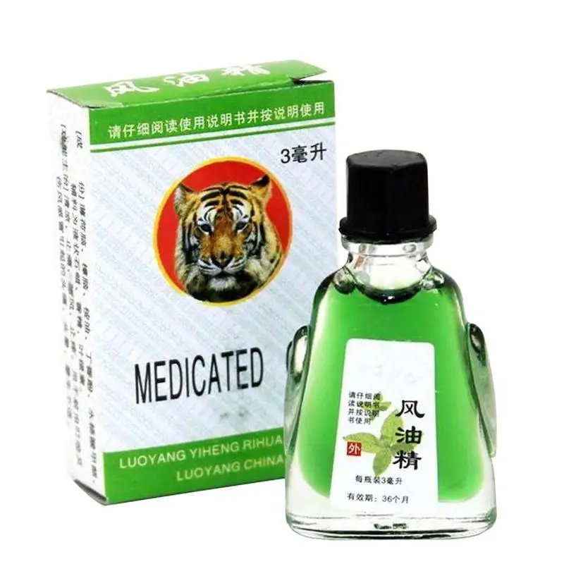

Tiger Insect Repellent Itching Essential Oil Summer Prevent Heat Stroke Ice Cool Oil Spirits Outdoor Use Relieve Headache Pain