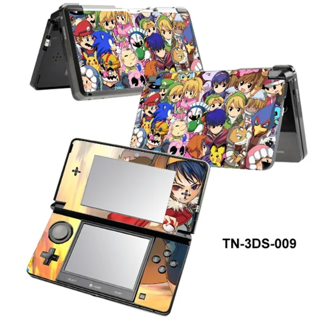 

Custom OEM design game sticker decals for 3 DS console latest model skin