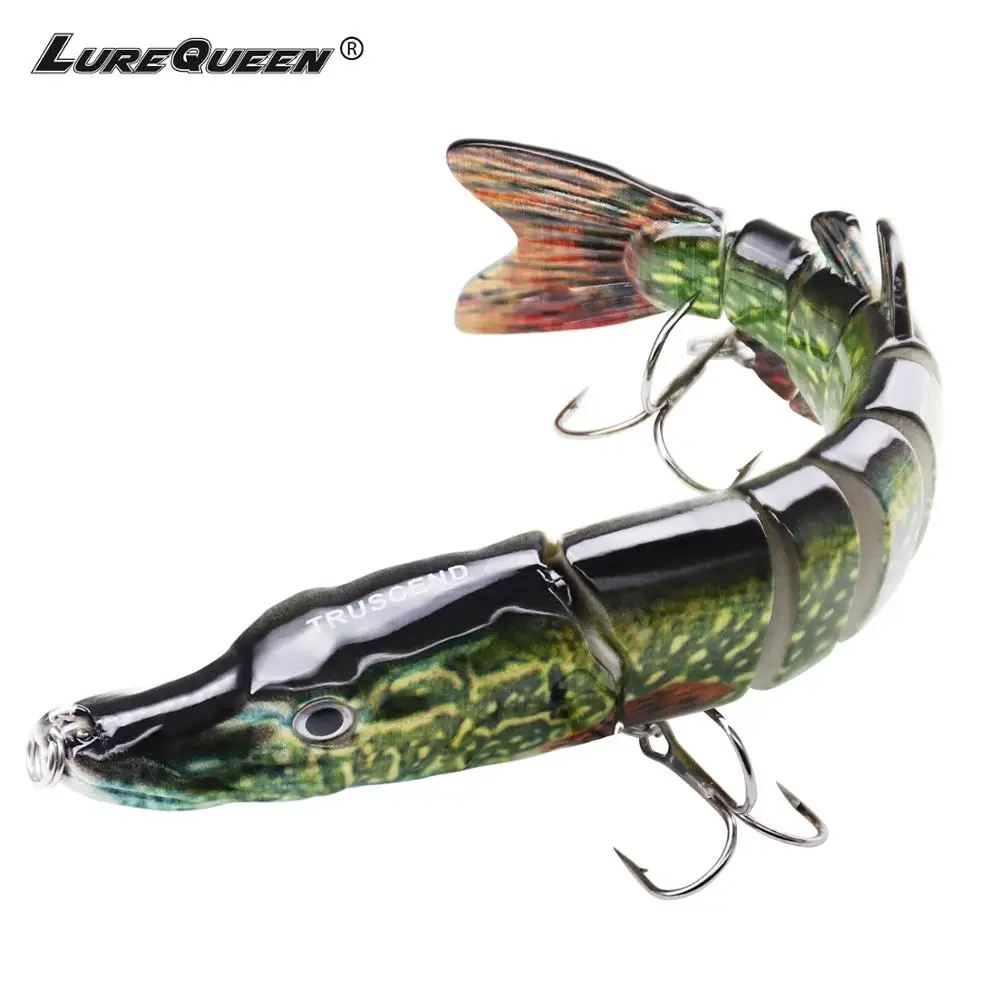 15 سنتيمتر 27g المهنية التمساح الصيد السحر 9 قطاعات نابض بالحياة بايك الطعم الصيد معالجة Crankbaits الصلب صوتها الطعوم المتذبذب 15 سنتيمتر 27g المهنية التمساح الصيد السحر 9 قطاعات نابض بالحياة بايك الطعم الصيد معالجة Crankbaits الصلب صوتها الطعوم المتذبذب