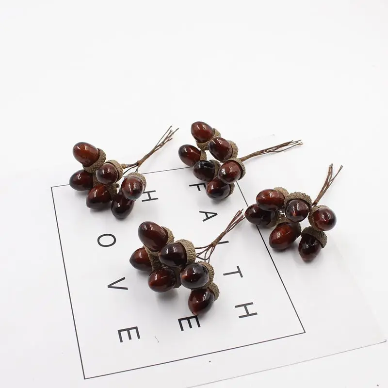 

Hot!6/Pcs Simulation of Pine Cones Pendant New Year Christmas Decorations Christmas Tree Decoration Christmas Present Christm