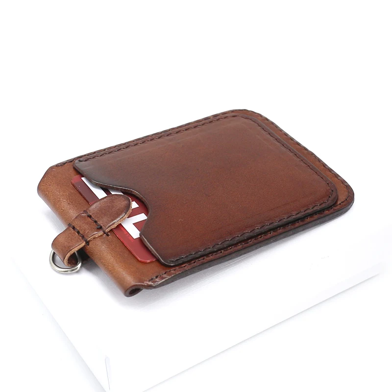 New Fashion ID Badge Holder For Office Work Genuine Leather Luxury Lanyard  Retractable Student Bus Card Case Retro Tag Wallets - AliExpress