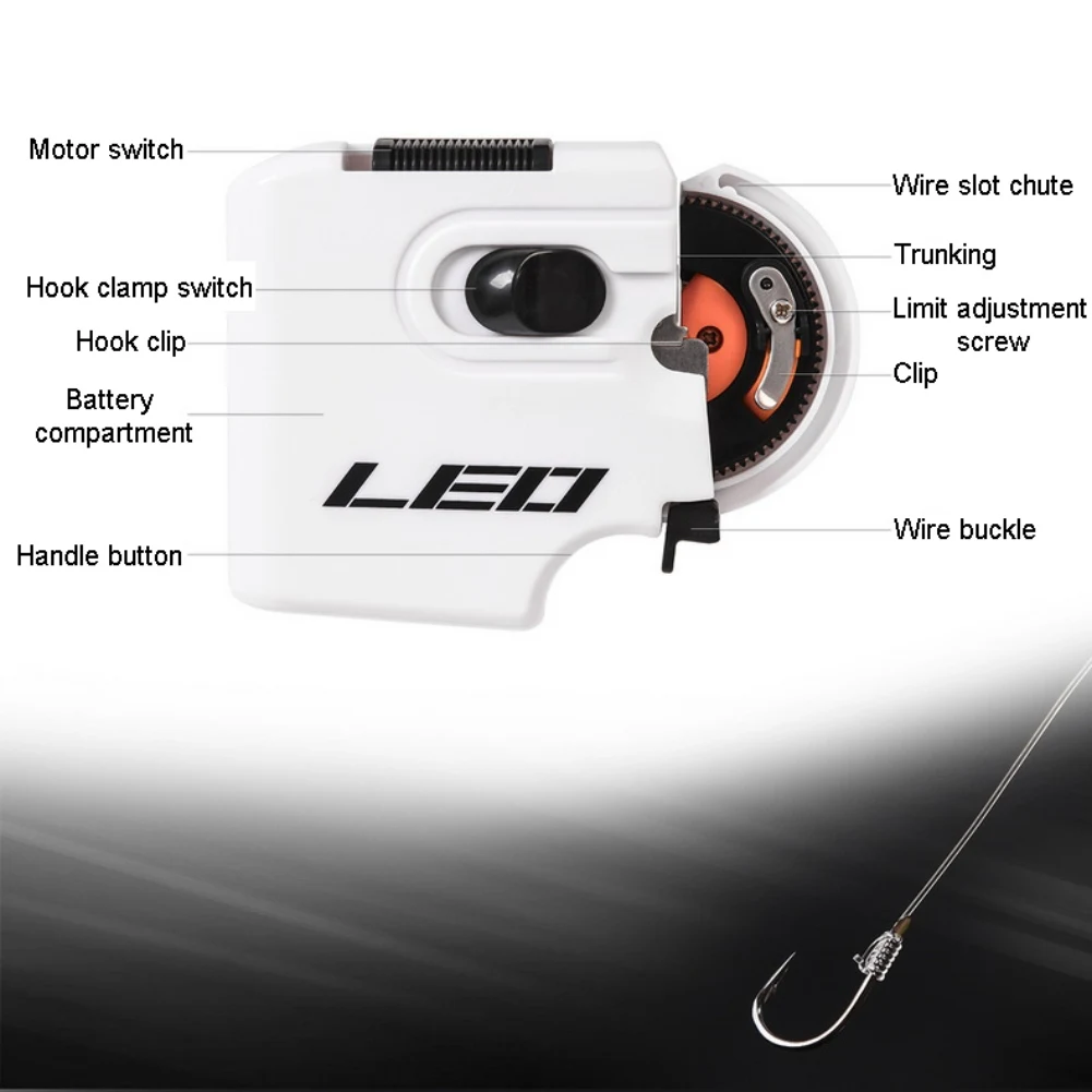 Портативный Электрический автоматический рыболовный крючок, линия для завязывания галстука, устройство для быстрой ловли, рыболовные снасти, инструменты для рыбалки