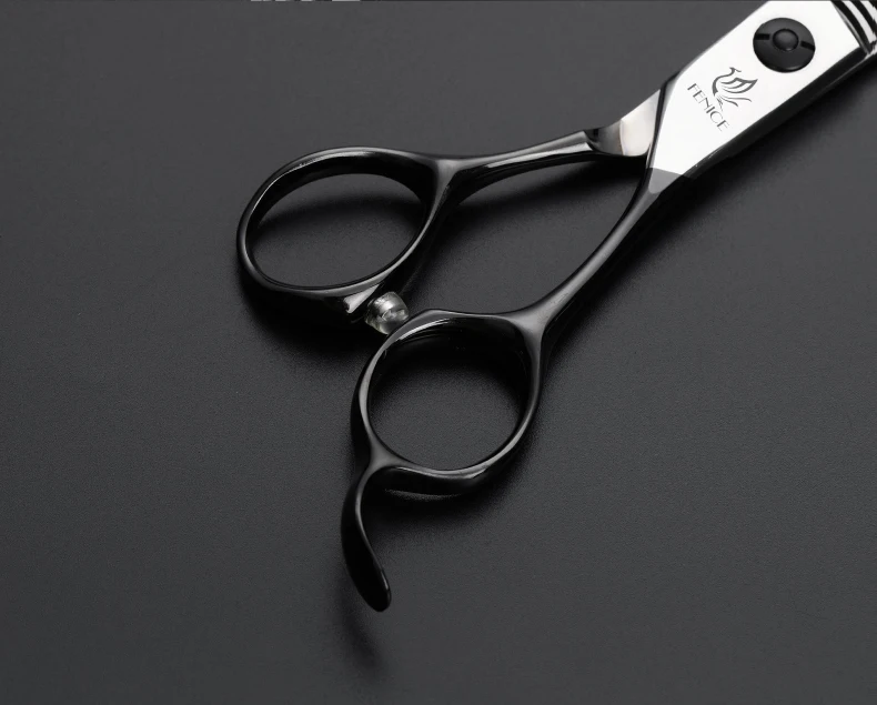 Fenice 6.5 inch Gold/Black Professional Dog Thinning Scissors Japan 440C Pets Hair Shears Thinning Rate 45