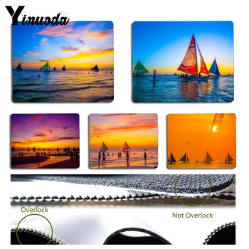 

Yinuoda New Printed Philippines Beach Comfort Mouse Mat Gaming Mousepad Size for 18x22cm 25x29cm Small Mousepad