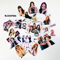 1 упак. к. Лидер продаж KPOP Blackpink чемодан тетрадь мультфильм Kawaii Наклейки DIY альбом Скрапбукинг Студент Дети вентиляторы подарок