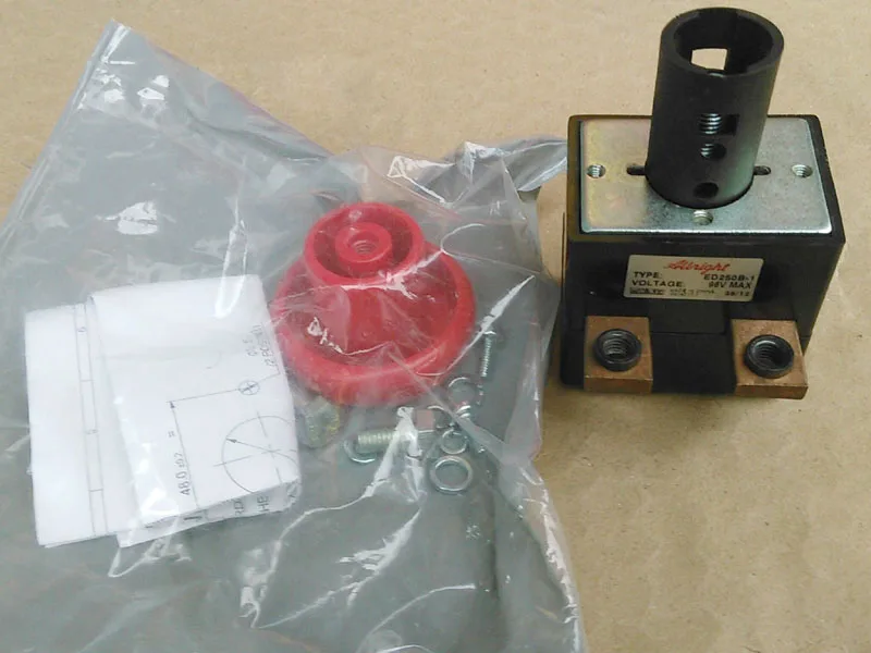 

Albright ED 250B-1 96V 250A Emergency Stop Switch Disconnect Switch Used On Electric Forklift Stacker Pallet Truck Golf Cart